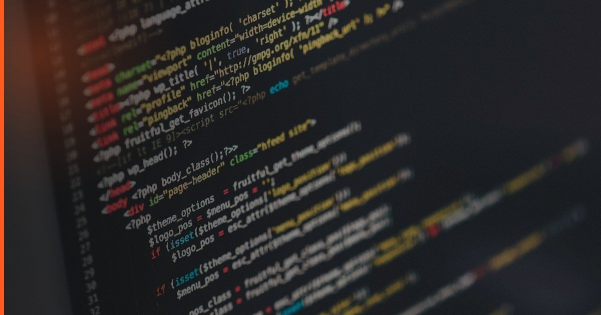 Code on a screen representing custom WordPress development