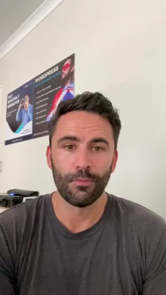 Web design agency owner recording a video review of Web & Rank